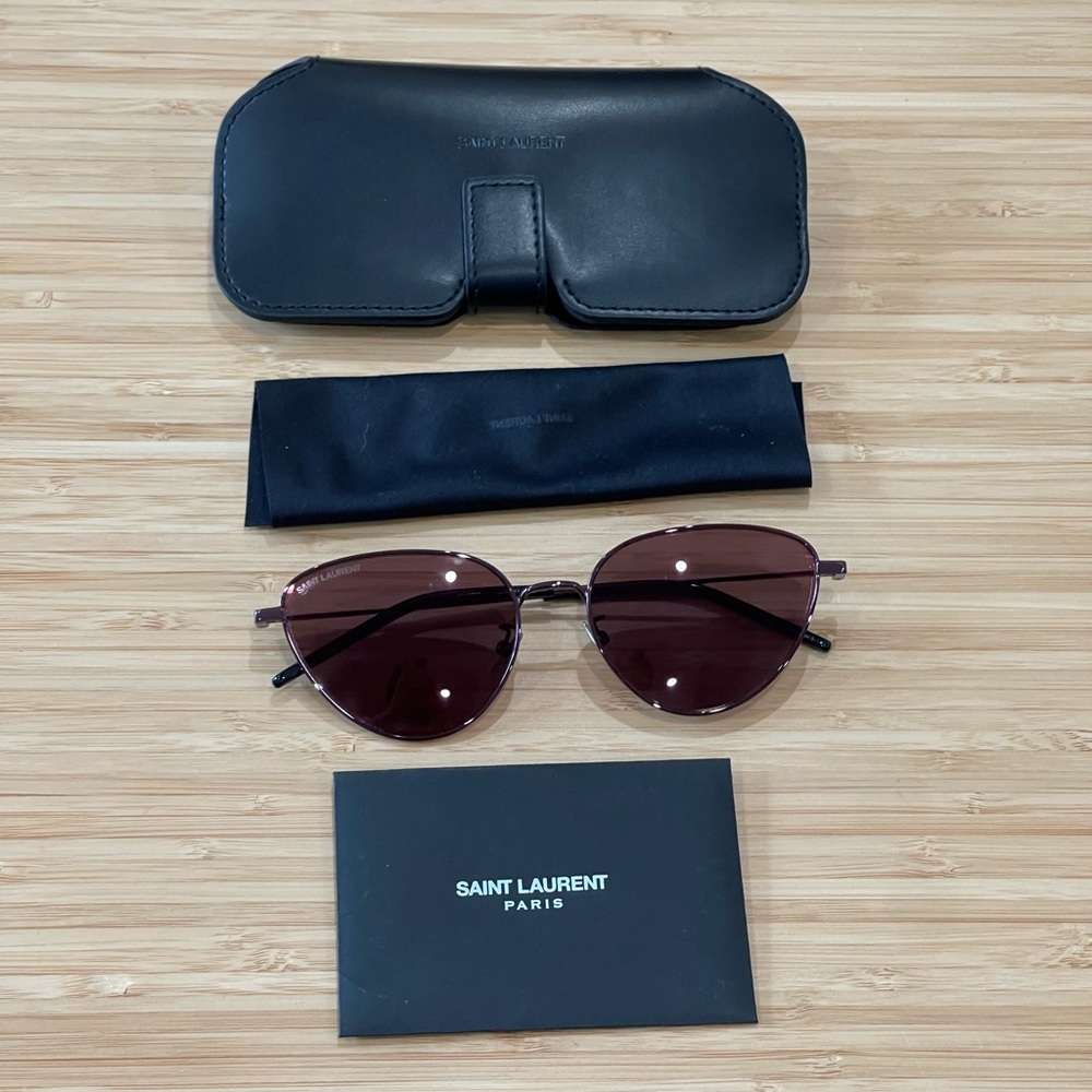 Women's Cat Eye Sunglasses, metal frame, 57mm SL310